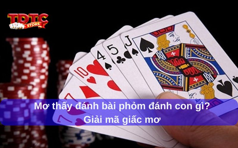 mơ thấy đánh bài phỏm đánh con gì